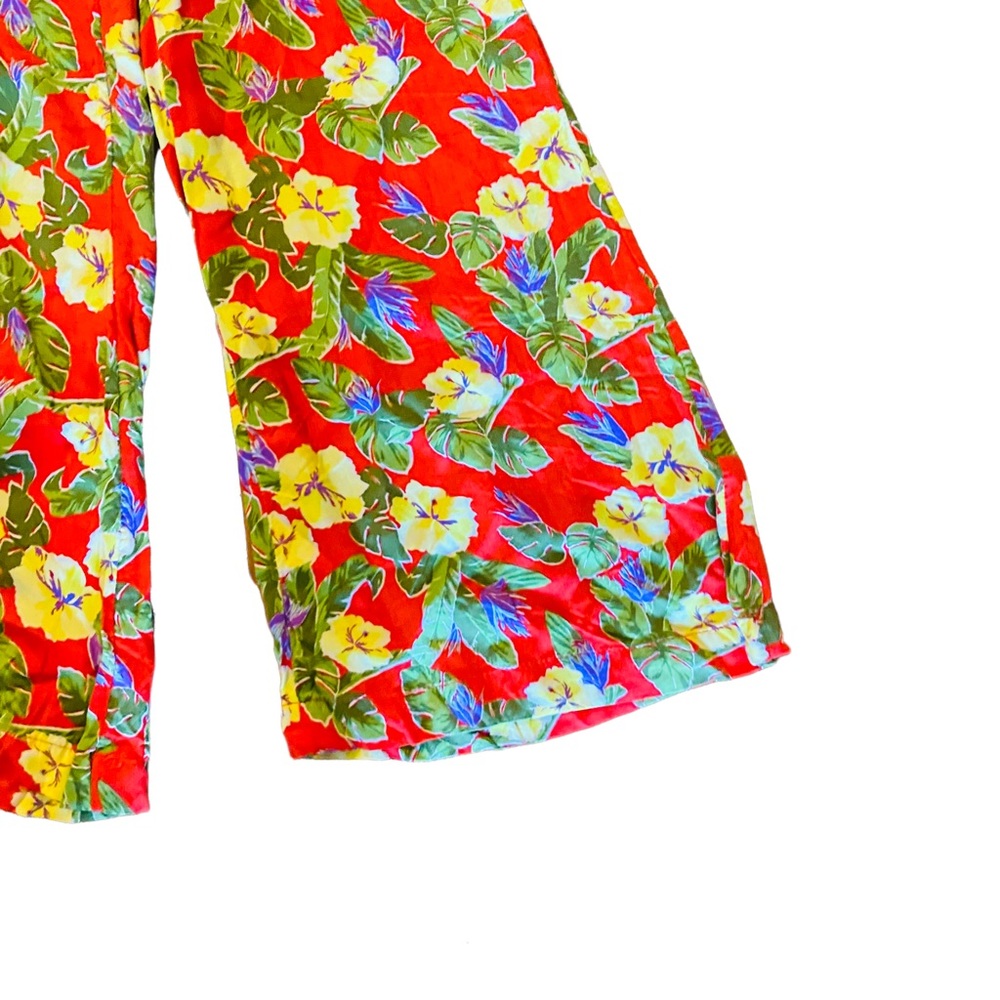 ⭐️ URBAN OUTFITTERS LEILANI FLORAL FLARE WIDE PANTS 0 - Picture 6 of 8